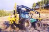  - Notice with the hydraulic legs fully retracted you have tremendous clearance - ideal amongst deep ruts, peat bogs and tree stumps.